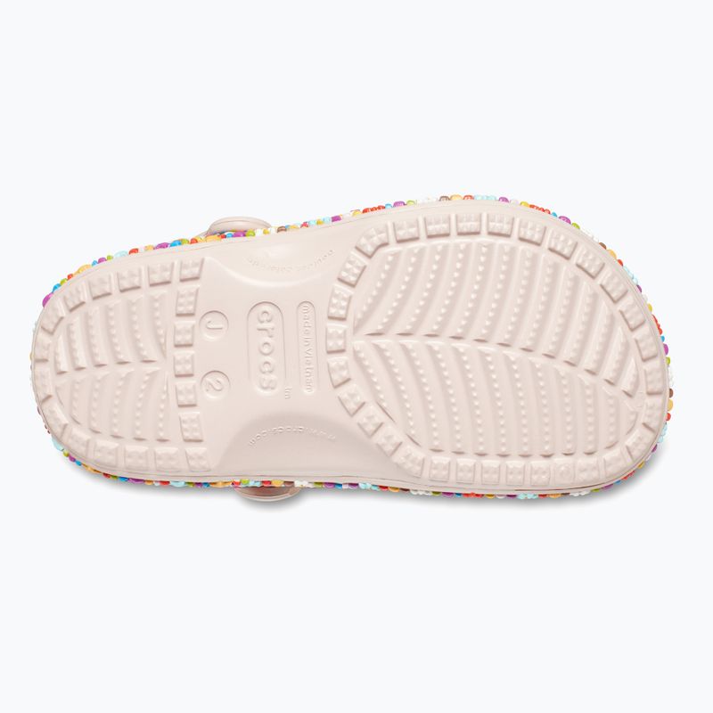 Papuci pentru copii Crocs Classic Beaded Band Clog Kids quartz 13