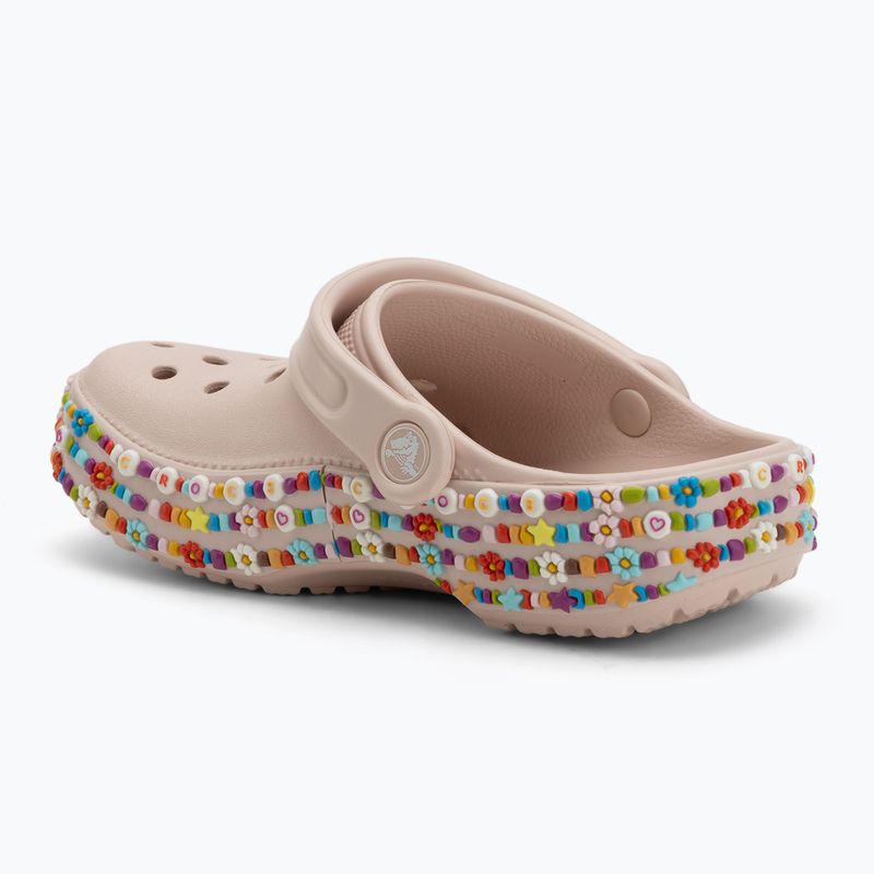 Papuci pentru copii Crocs Classic Beaded Band Clog Kids quartz 4