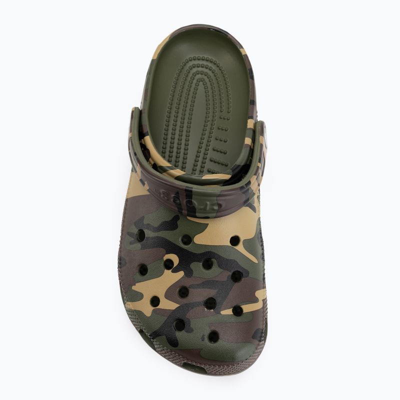 Șlapi Crocs Classic Camouflage army green/multi 6
