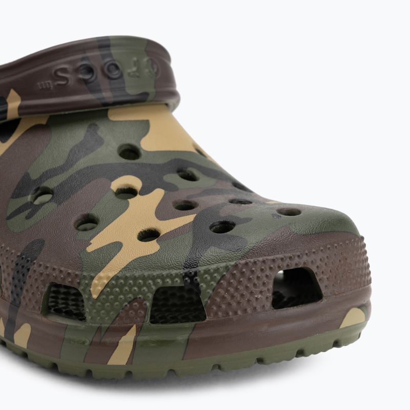 Șlapi Crocs Classic Camouflage army green/multi 8