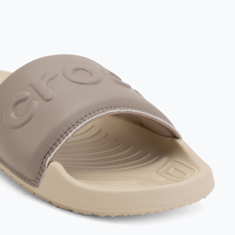 Șlapi pentru femei Crocs All Day bone/taupe 7
