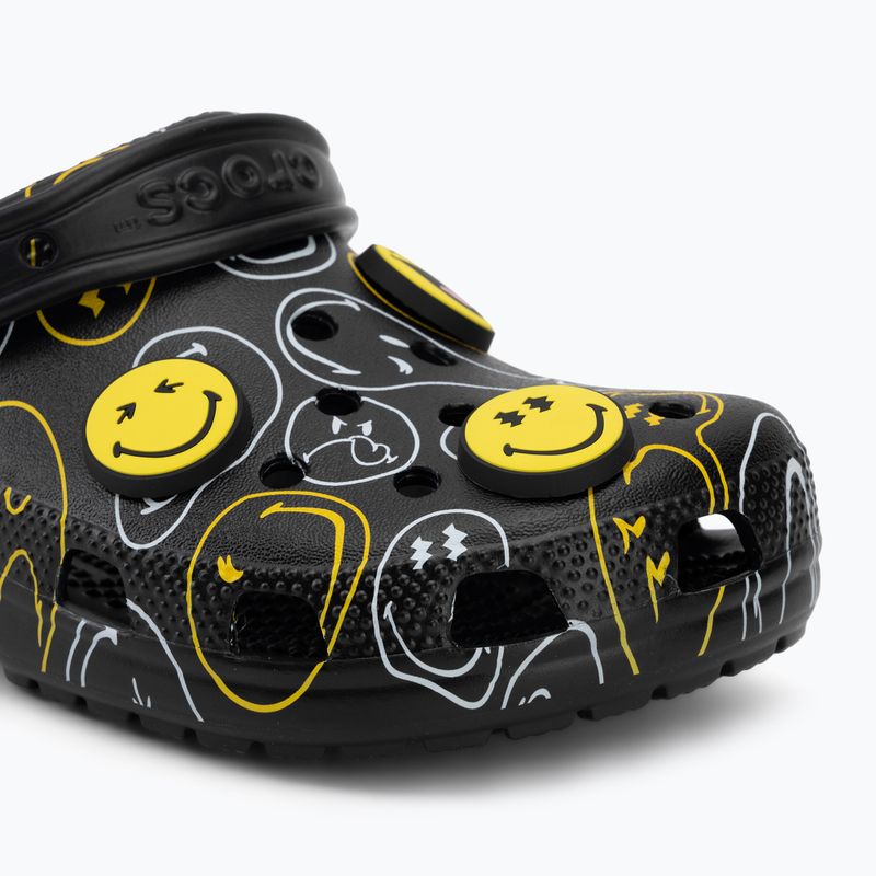 Șlapi Crocs Classic Smiley multicolor 8