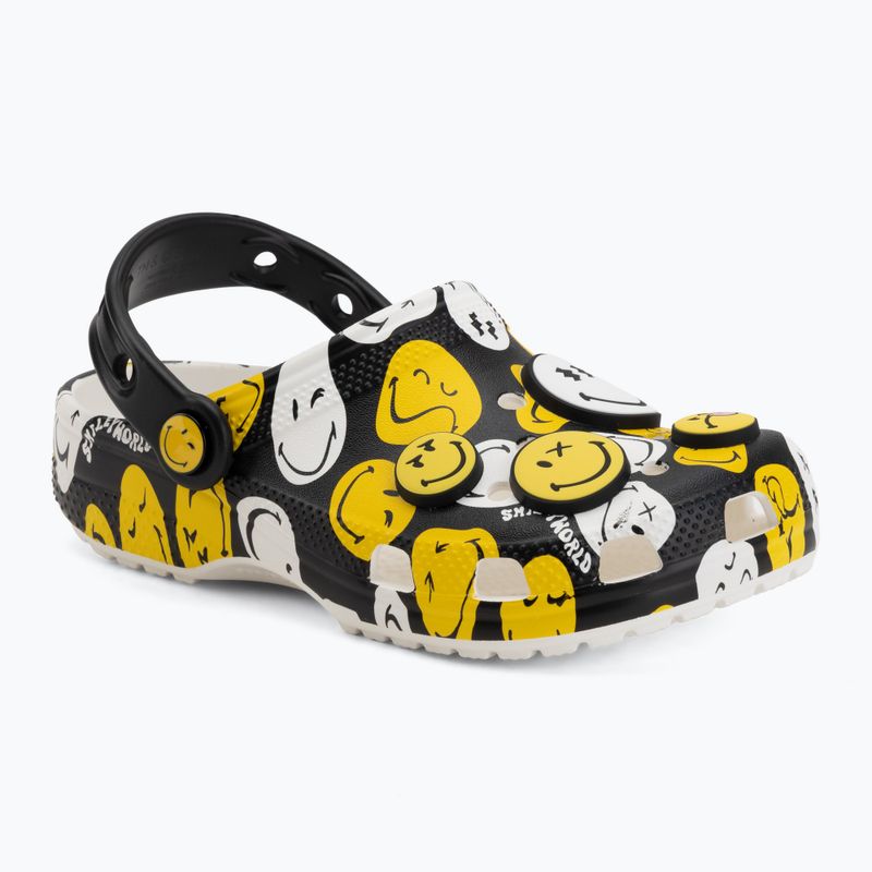 Șlapi pentru copii Crocs Classic Smiley Kids multicolor 2