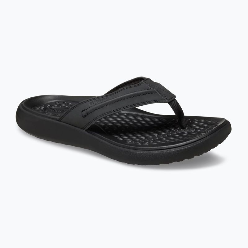 Șlapi Crocs Yukon Vista II Leather black/black 8