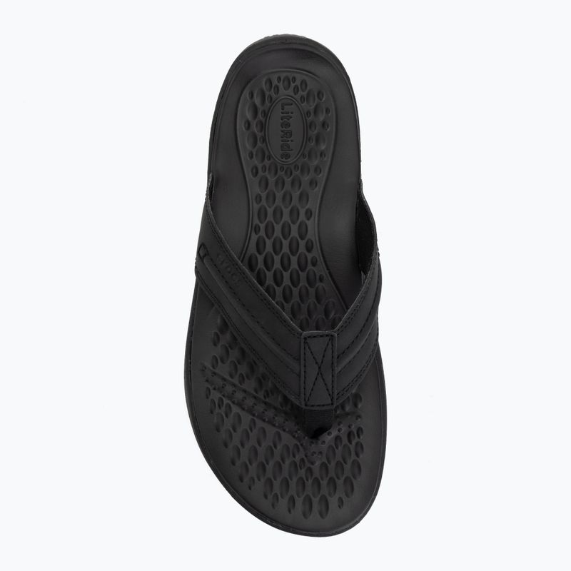 Șlapi Crocs Yukon Vista II Leather black/black 5