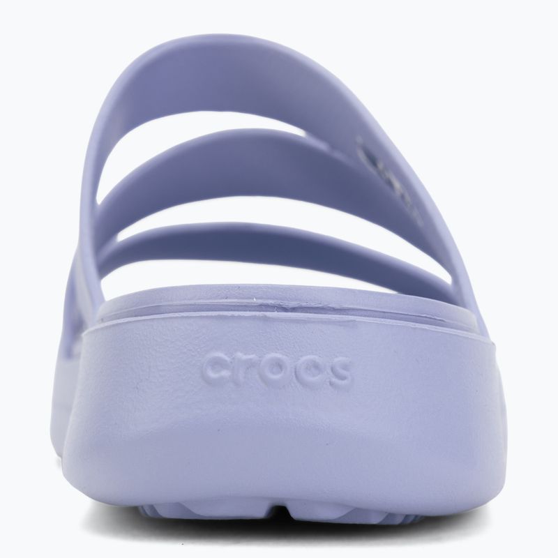 Șlapi pentru femei Crocs Getaway Strappy blue haze 6