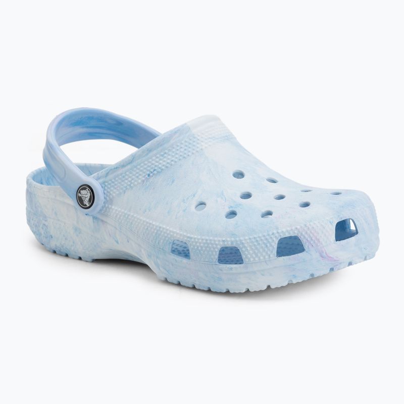 Șlapi Crocs Classic Watercolor Marbled oxygen swirl 2