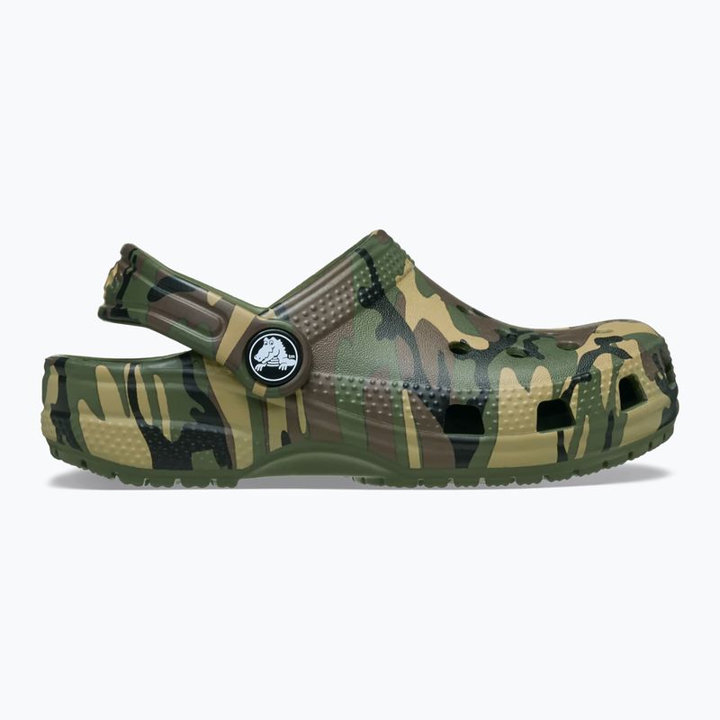 Șlapi pentru copii Crocs Classic Camouflage Toddler army green/multi 2
