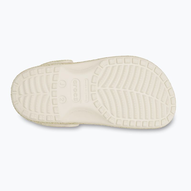 Șlapi pentru copii Crocs Classic Chunky Glitter sandstone 11