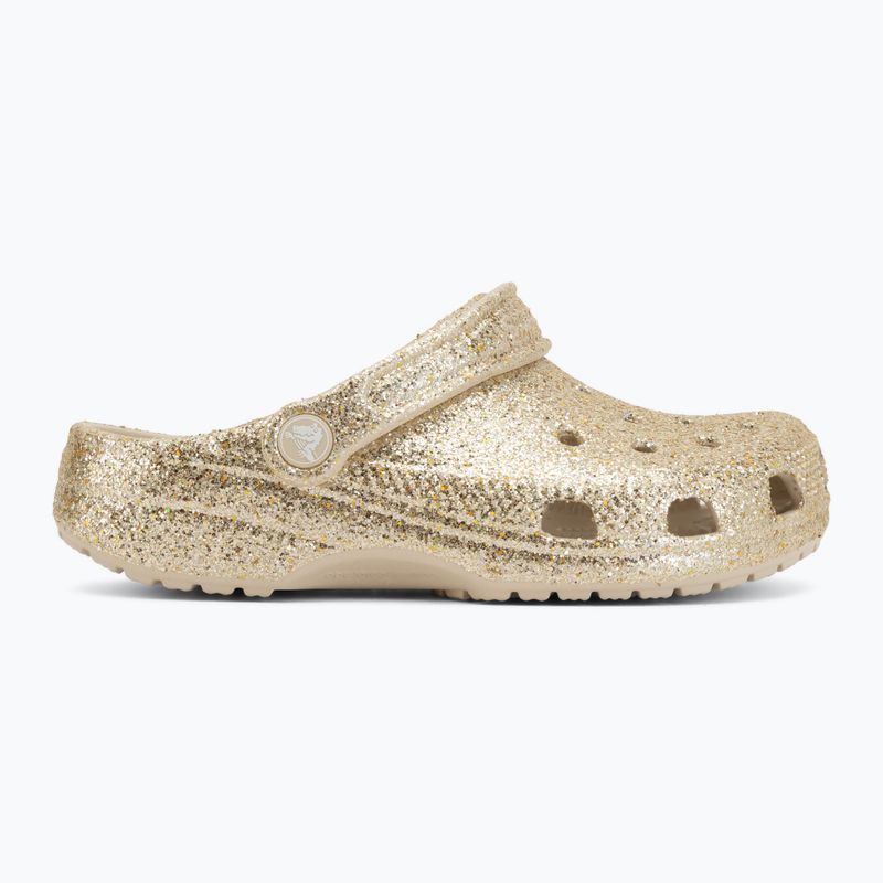 Șlapi pentru copii Crocs Classic Chunky Glitter sandstone 3