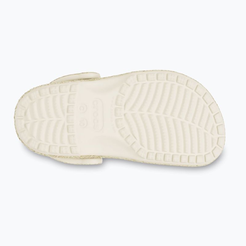Șlapi pentru copii Crocs Classic Chunky Glitter 211940 sandstone 11