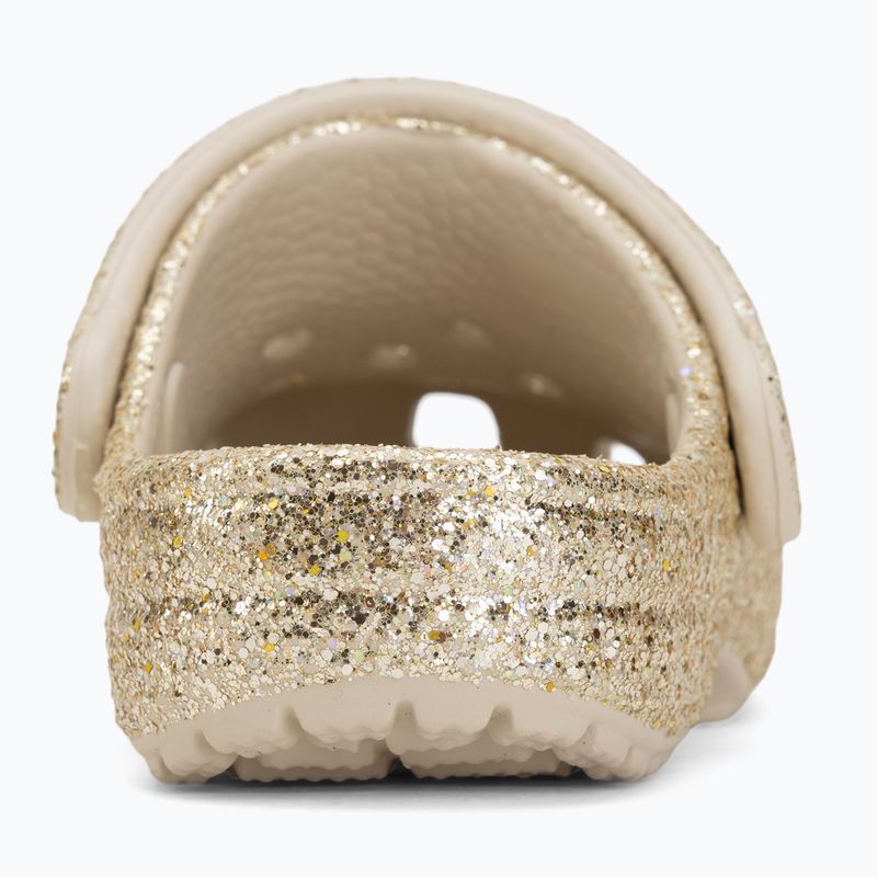 Șlapi pentru copii Crocs Classic Chunky Glitter 211940 sandstone 7