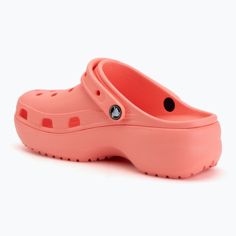 Șlapi pentru femei Crocs Classic Platform Clog guava 4