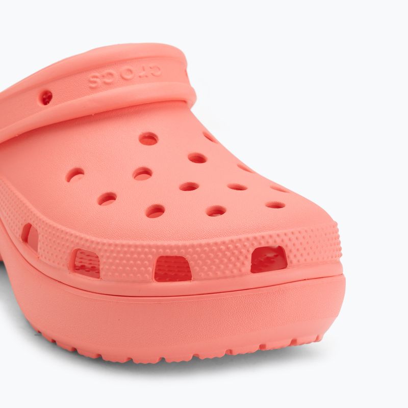 Șlapi pentru femei Crocs Classic Platform Clog guava 8