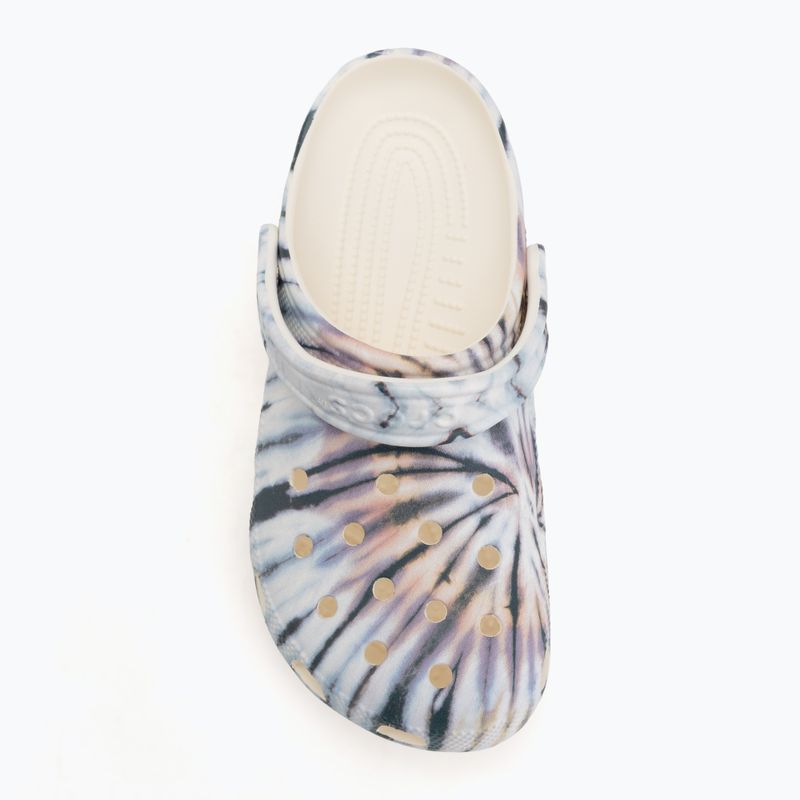 Șlapi Crocs Classic Tie Dye chalk/multi 6