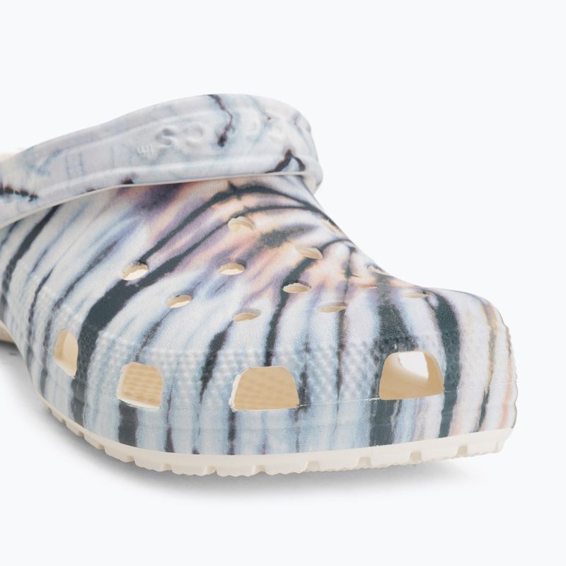 Șlapi Crocs Classic Tie Dye chalk/multi 8