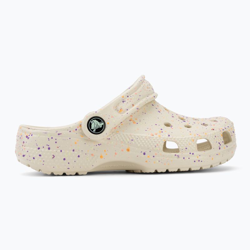 Șlapi pentru copii Crocs Classic Glow Paint Splatter summit white/multi 3