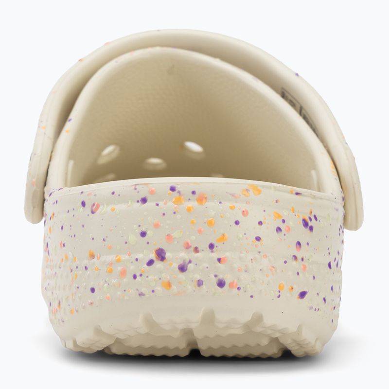 Șlapi pentru copii Crocs Classic Glow Paint Splatter summit white/multi 7