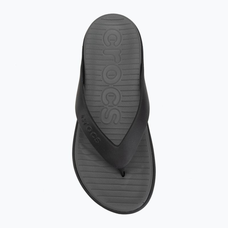 Șlapi Crocs Coast Flip black/slate grey 5