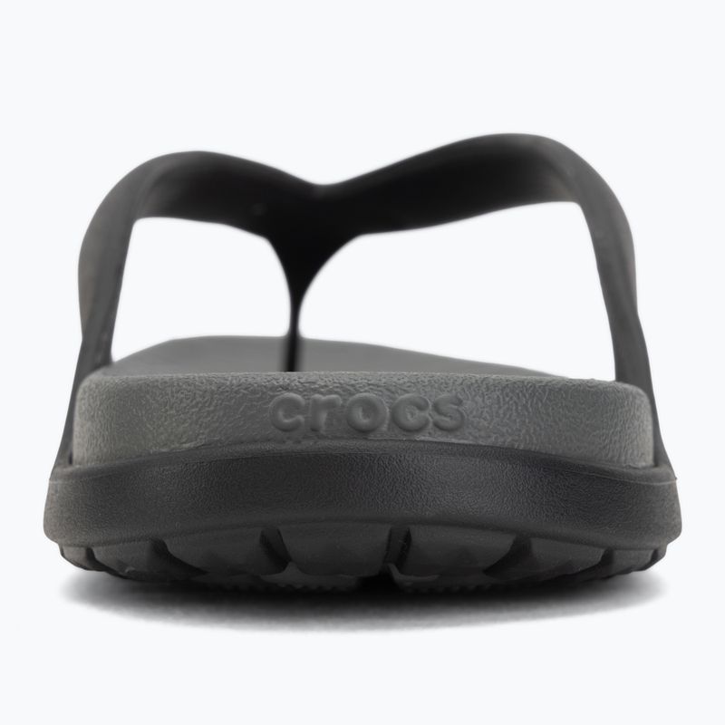 Șlapi Crocs Coast Flip black/slate grey 6