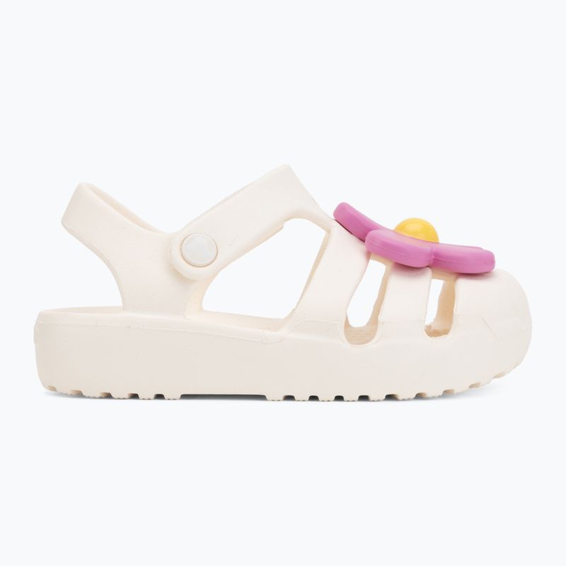Sandale pentru copii Crocs Classic Flower chalk 2