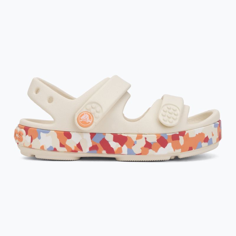 Sandale pentru copii Crocs Crocband Cruiser Glow Confetti Band summit white/guava 2