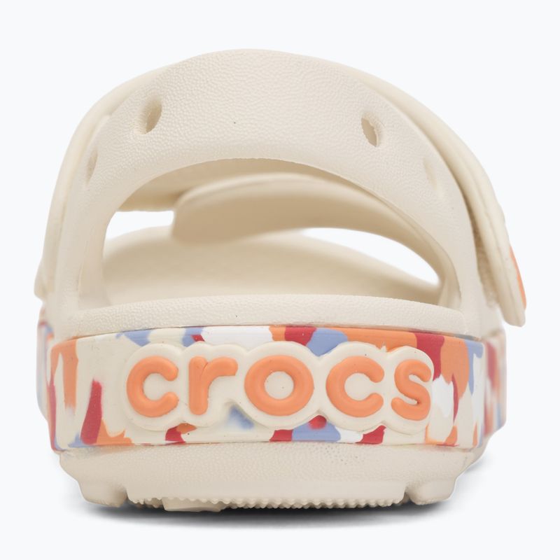 Sandale pentru copii Crocs Crocband Cruiser Glow Confetti Band summit white/guava 6