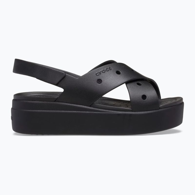 Sandale pentru femei Crocs Broklyn 4U Cross Strap black 2