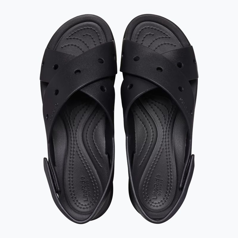 Sandale pentru femei Crocs Broklyn 4U Cross Strap black 5