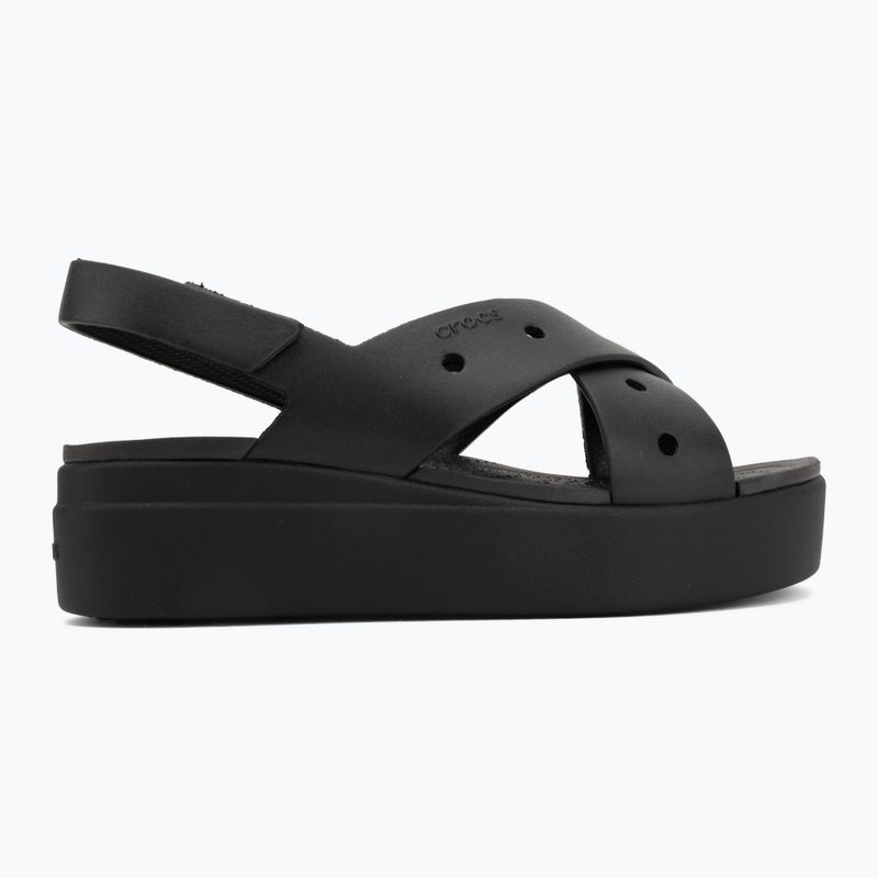 Sandale pentru femei Crocs Broklyn 4U Cross Strap black 2