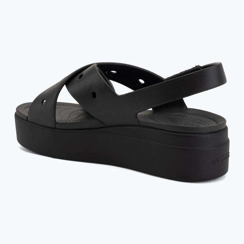Sandale pentru femei Crocs Broklyn 4U Cross Strap black 3
