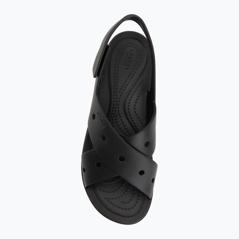 Sandale pentru femei Crocs Broklyn 4U Cross Strap black 5