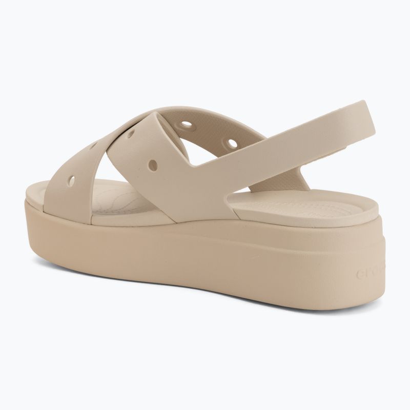 Sandale pentru femei Crocs Broklyn 4U Cross Strap frappe 3