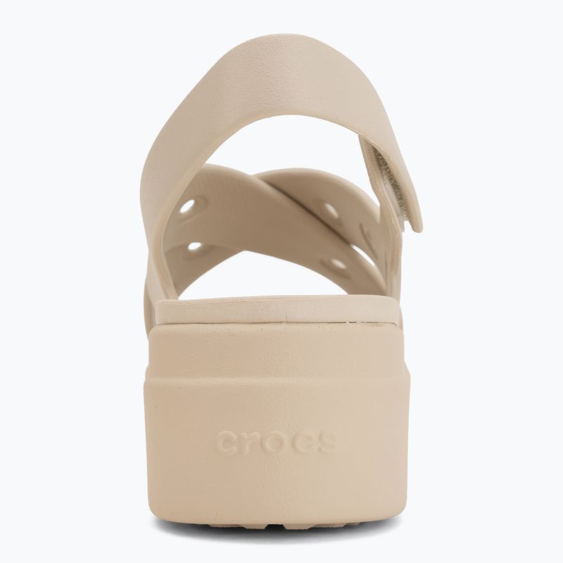 Sandale pentru femei Crocs Broklyn 4U Cross Strap frappe 6