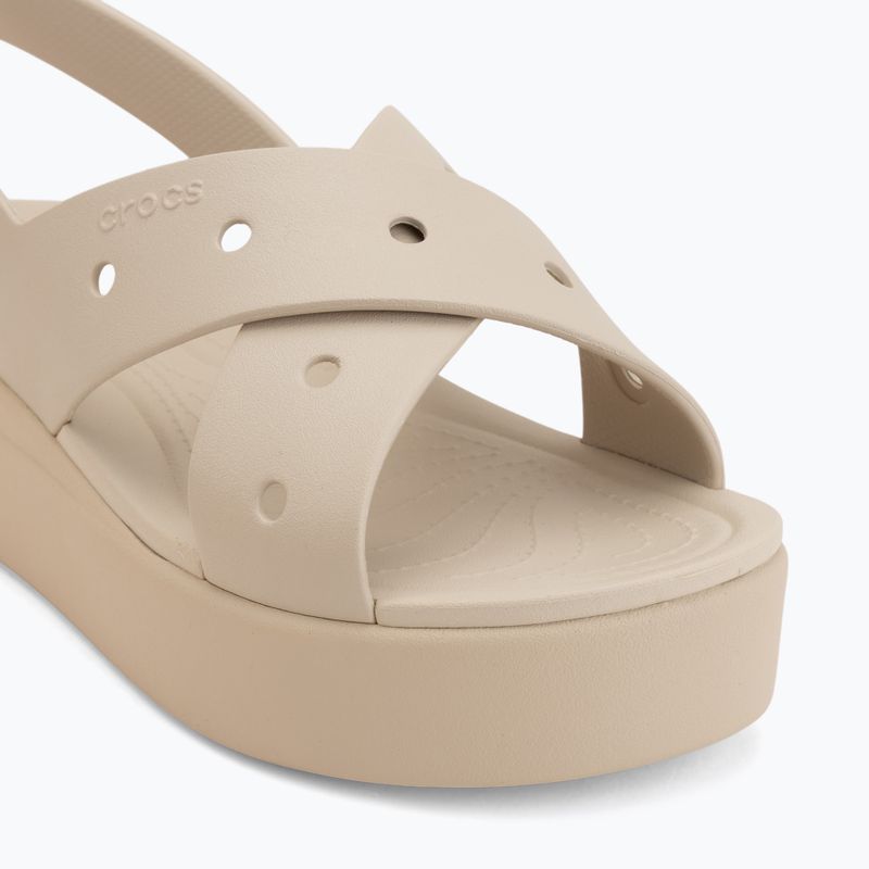 Sandale pentru femei Crocs Broklyn 4U Cross Strap frappe 7