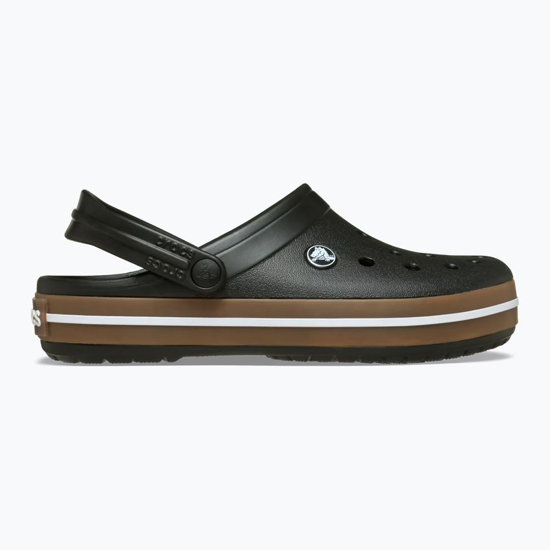 Șlapi Crocs Crocband Gum black 2