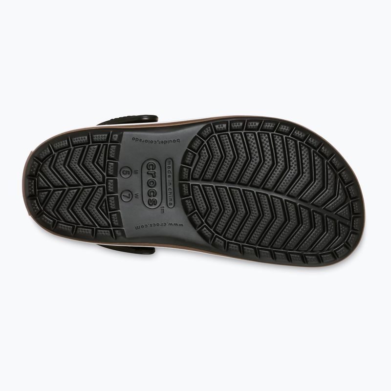 Șlapi Crocs Crocband Gum black 4