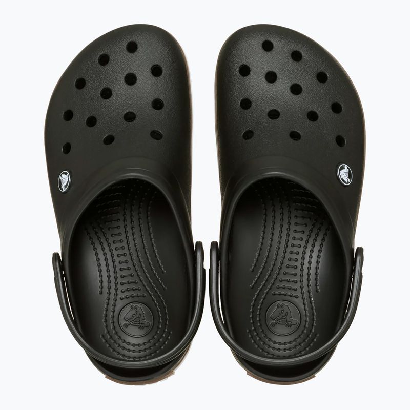 Șlapi Crocs Crocband Gum black 5