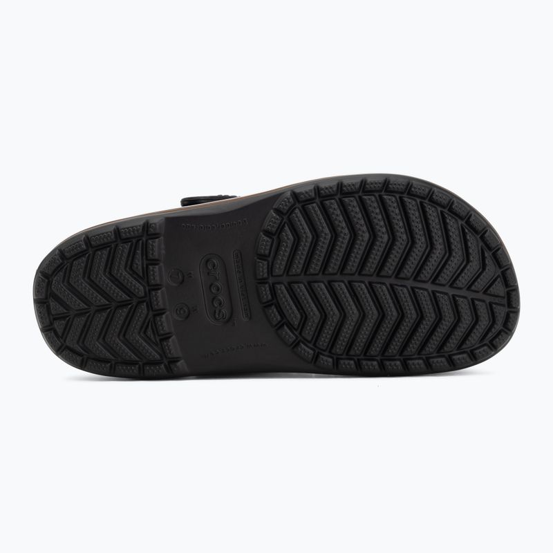 Șlapi Crocs Crocband Gum black 5