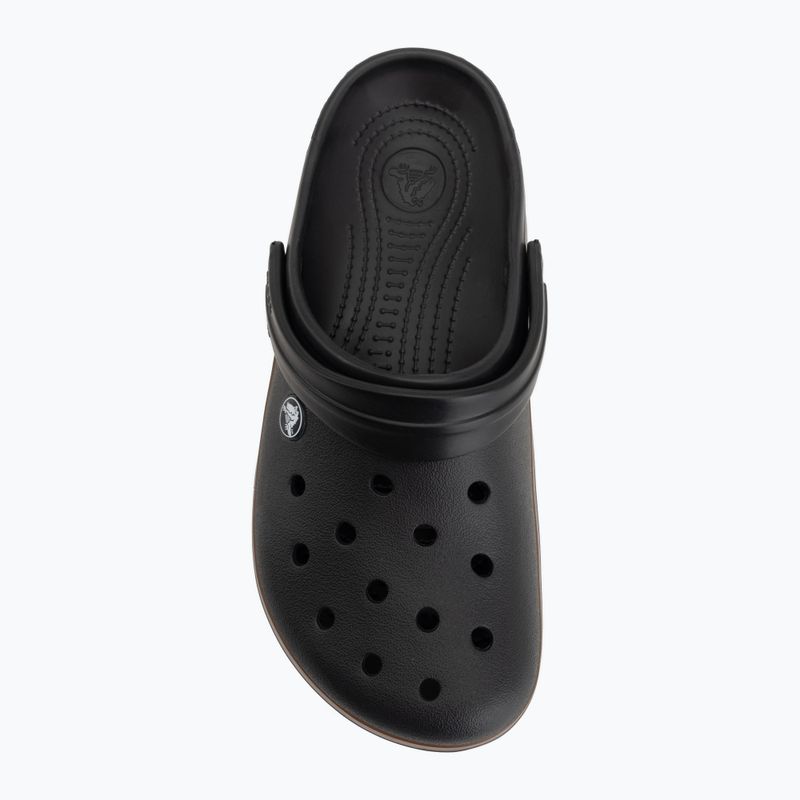 Șlapi Crocs Crocband Gum black 6