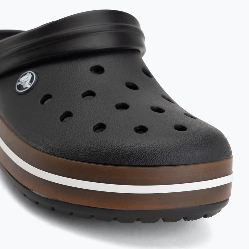 Șlapi Crocs Crocband Gum black 8