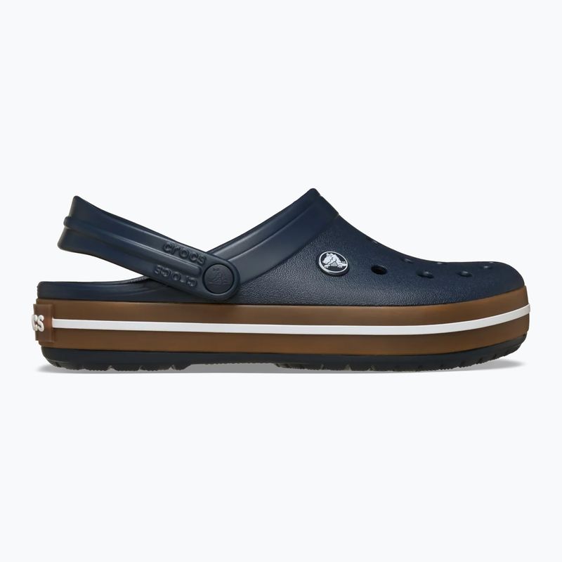 Șlapi Crocs Crocband Gum navy 2
