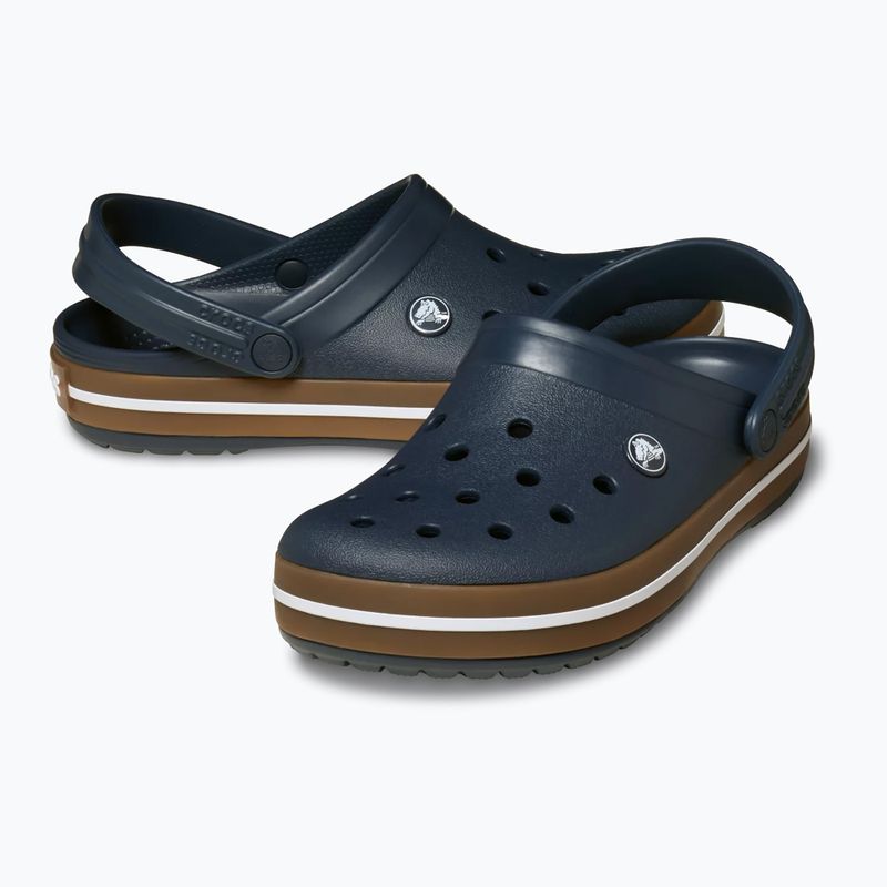 Șlapi Crocs Crocband Gum navy 6