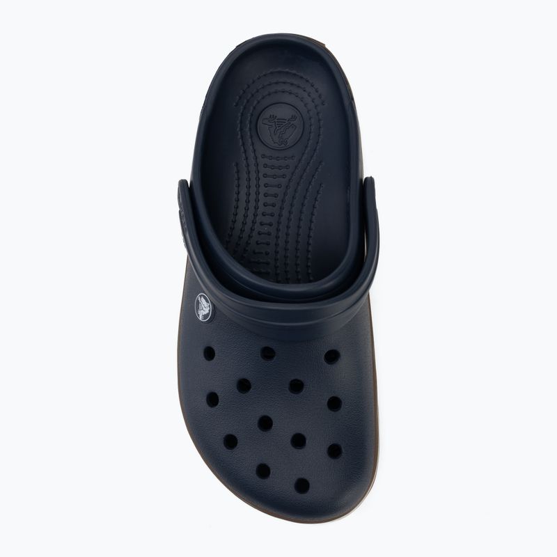 Șlapi Crocs Crocband Gum navy 6