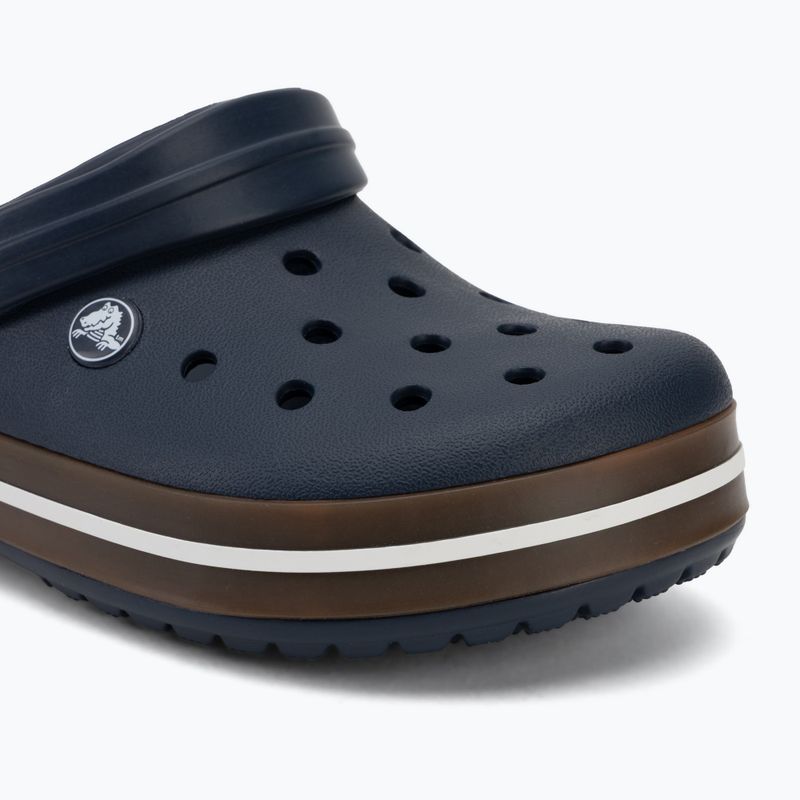Șlapi Crocs Crocband Gum navy 8