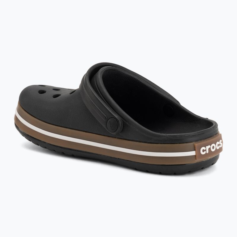 Șlapi pentru copii Crocs Crocband Gum black 4