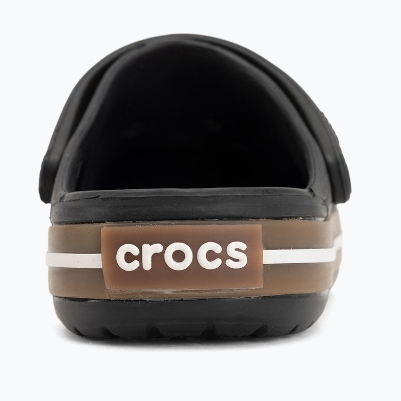 Șlapi pentru copii Crocs Crocband Gum black 7