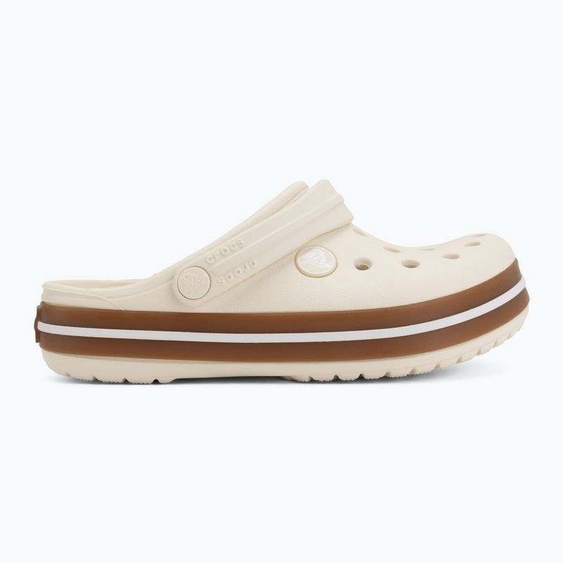 Șlapi pentru copii Crocs Crocband Gum summit white 3