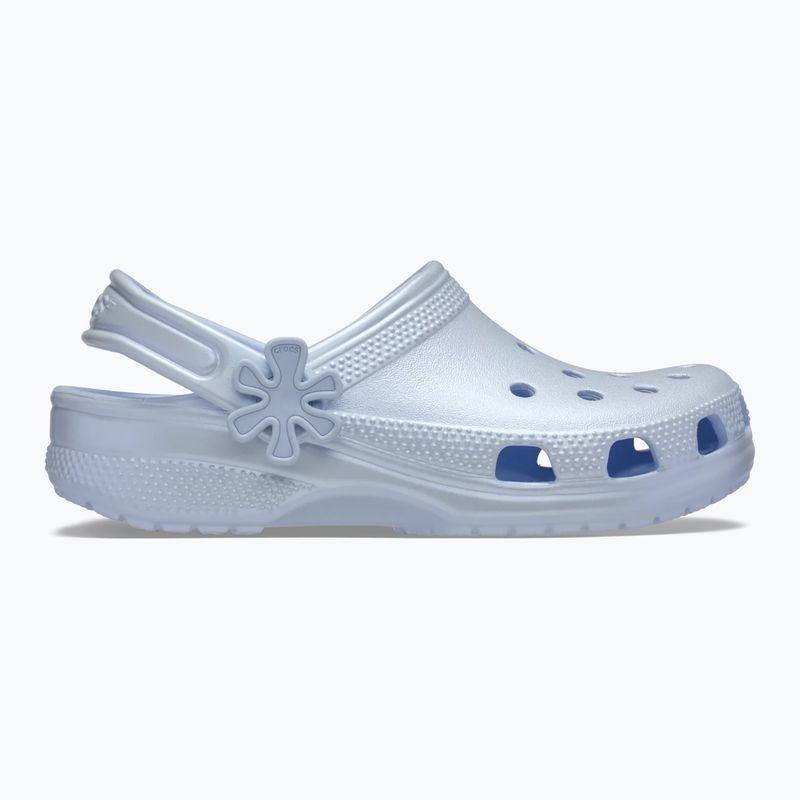 Șlapi pentru copii Crocs Classic Pearl Shine blue frost 10