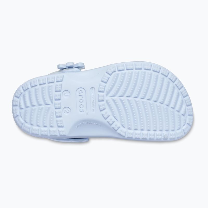 Șlapi pentru copii Crocs Classic Pearl Shine blue frost 11